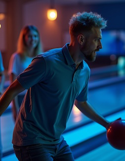 Man bowling
