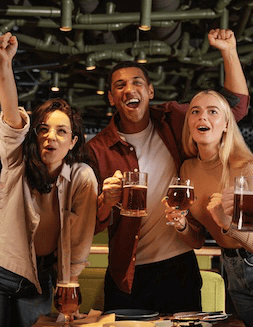 A group of friends gathered around a table