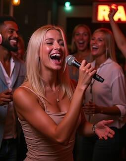 Person singing